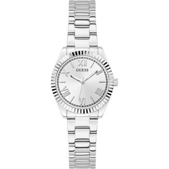 Reloj de mujer Guess Mini Luna GW0687L1 con correa de acero plateado y diseño elegante