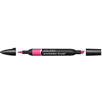 Rotulador BrushMarker de Punta Pincel Winsor & Newton Color Carmín (R156)