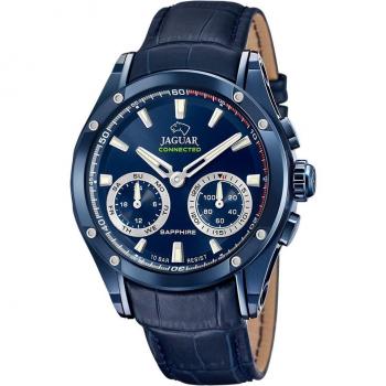 Reloj Híbrido Jaguar Connected J961/1 para Hombre con Correa de Piel Azul