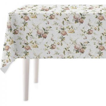 Mantel resinado Florist marrón - Protector de Mesa Impermeable y Antimanchas para Salón Comedor