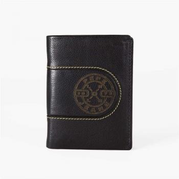 Cartera Vert. Monedero Negro
