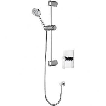 Conjunto Ducha Empotrable Monomando Zip Plus 2.0 Cromo - Galindo K12157300