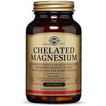 Solgar® Chelated Magnesium Tablets - Pack of 100