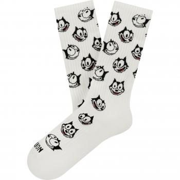 Calcetines Jimmy Lion Athletic Felix Smile White