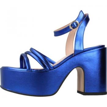 Sandalias de Fiesta Mujer Marca Yellow Modelo Paola, color azul