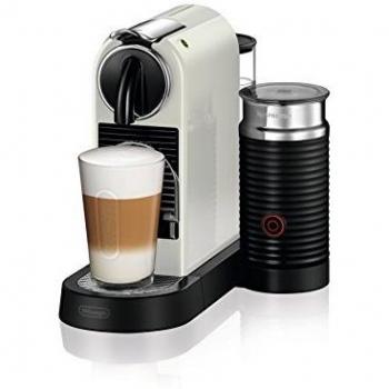 DeLonghi Nespresso Citiz EN267.WAE Cafetera con cápsulas, sistema de extracción especial, 1710 W, 1 L, plástico, Blanco