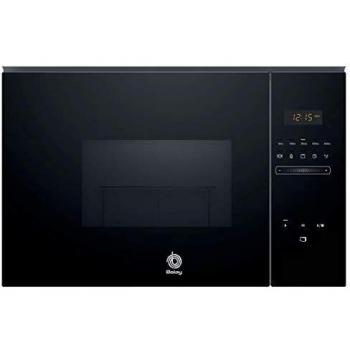 Balay 3CG5175N0 - Microondas integrable Serie Cristal, Capacidad 25 litros, Con Grill, Color Negro