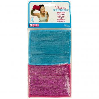 Evriholder Super Scrubberz esponja, 2 unidades, rosa/azul
