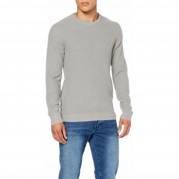 Selected Homme NOS Slholiver Crew Neck W Noos suéter, Gris