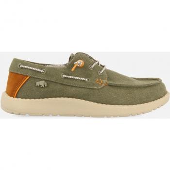 Mocasines Gioseppo 71667 SULT de lona para hombre en caqui de piel vegana