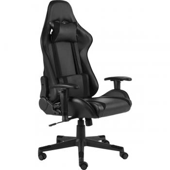 Silla Gaming Ayton Altura Regulable + Respaldo Reclinable Negro 123-133X60x69 Cm