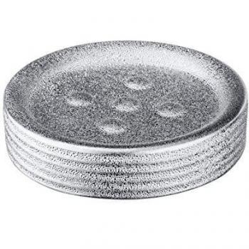 Wenko Polaris Juwel Jabonera, Cerámica, Plata, 11x11x3 cm