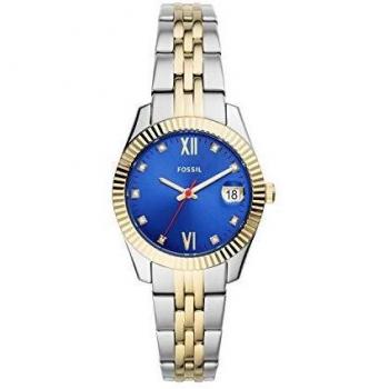 Fossil Reloj Analógico para Mujer de Cuarzo con Correa en Acero Inoxidable ES4899