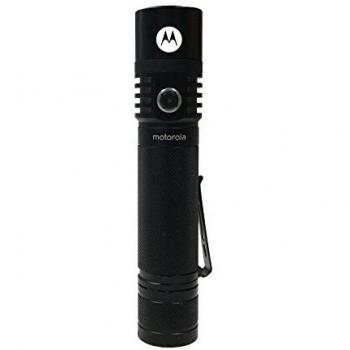 Motorola MR 550 550-Linterna Ligera lúmenes, Color Negro, Unisex, 1100 Lumens-Recargable
