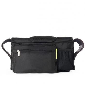 almacenamiento/bolsa de pañales Insertar cochecito Organizador, soporte para teléfono móvil bolsa de almacenamiento con Correa para el hombro, Super capacidad, multifunción Clasificar en categorías