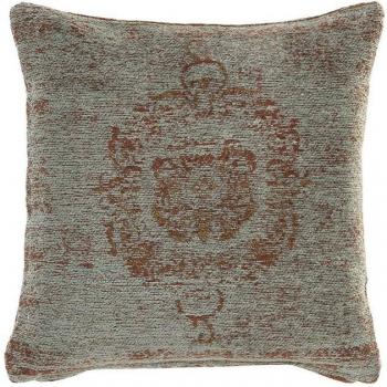 Cojín DKD Home Decor 8424001832521 Verde Marrón claro Cuadrada Árabe 45 x 12 x 45 cm