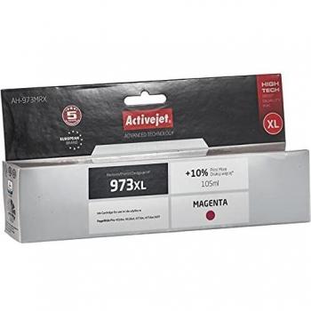 Cartucho de tinta Activejet AH-973MRX XL Magenta Compatible Alto Rendimiento 1 pieza
