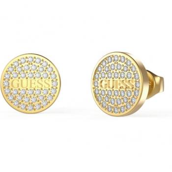 Pendientes GUESS STUDS PARTY Logo Dorado JUBE02155JWYGT-U