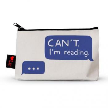 Can't. I'm Reading Pencil Pouch: Pencil Case