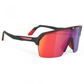 Rudy Project Spinshield Air Sunglasses - Matte Black/Red with Multilaser Lens