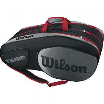 Wilson Team III 12 raqueta bolsa, negro/gris