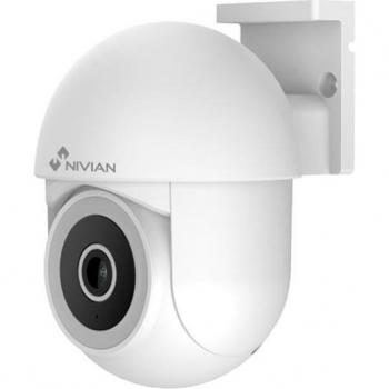 Nivian - Cámara de vigilancia exterior IPC-0S4-L-MINI, Wi-Fi, 2K, Detección de Movimiento, Autotracking, PTZ, SuperHD 2K, 355º Visión Noct