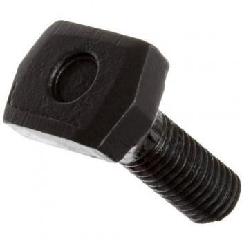 4140 acero T-Bolt, Negro óxido de acabado, Heavy Duty, mano derecha hilos, inch, fabricado en Estados Unidos, 2 inches Threaded Length, 4-1/2 inches Length, 1/2 inches-13 UNC Threads, Negro, 2