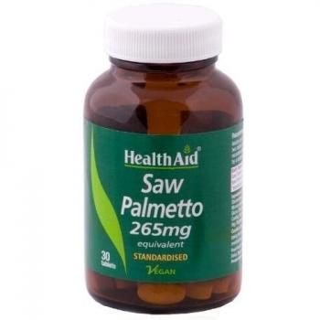 Health Aid Saw Palmetto 265mg Tablets - Natural Support for Prostate Health