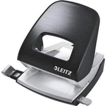 Perforadora de Metal Leitz NeXXt Style 30 Hojas Capacidad Satinado Negro