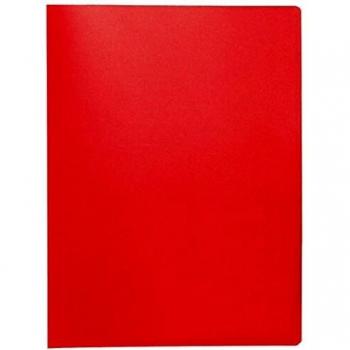 Q Connect 20-Pocket Display Book - Red