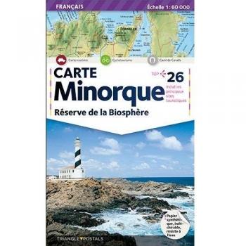 Minorque, carte Triangle Postals 2023