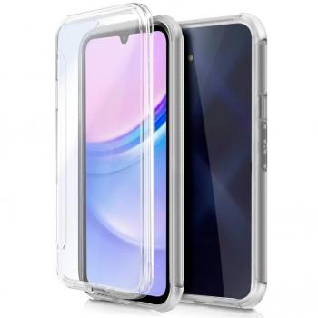 Cool Funda de Silicona 3D Frontal + Trasera Transparente para Samsung A155 Galaxy A15 / A15 5G