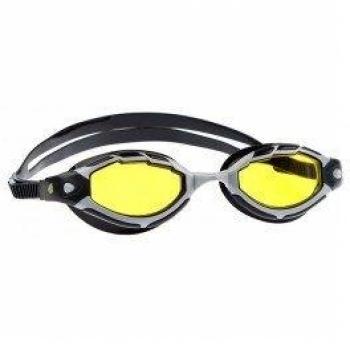 Gafas de Natación Madwave Shark - Plata/Amarillo