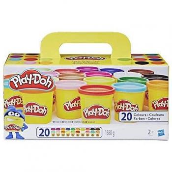 Play-Doh-Pack 20 Botes, color surtido,