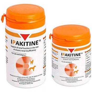 Vetoquinol Ipakitine Suplemento Alimenticio para Perros y Gatos - 180 g