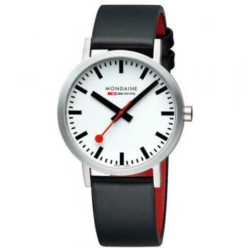 Mondaine SBB Classic Gent Watch - Matte Steel (40mm)