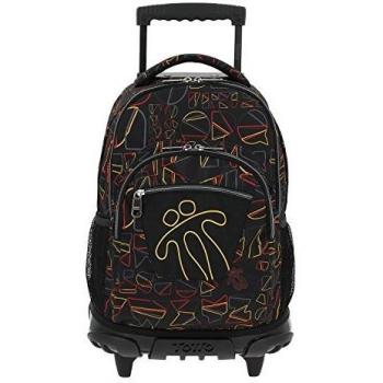 TOTTO Mochilas Escolares con Ruedas, Mochilas Grandes Infantiles Estampados - Mochilas