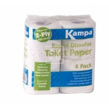 Papel higienico especial WC Químico Kampa/Dometic 4 unidades