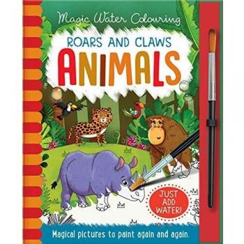 Libro Rugidos y Garras - Animales (Libro de Actividades sin Mess, Pintura Mágica)