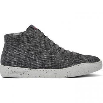 CAMPER Peu Touring Men's Ankle Boots - Grey, Size 41, Cotton Fabric