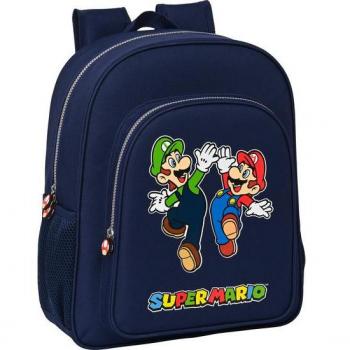 Mochila Junior Adapt.carro Super Mario - Safta