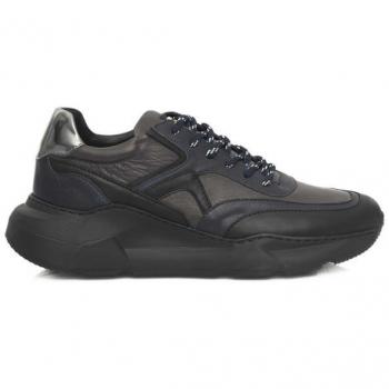 Cerruti 1881 Blue Cow Leather Sneakers - EU38/US8