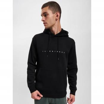 Jack & Jones JJESTAR Black Hoodie - Relaxed Fit XS