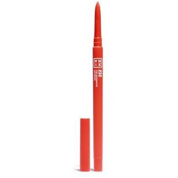 3INA Waterproof Automatic Lip Pencil 232 - Sunset Coral with Built-In Sharpener
