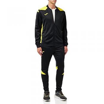Chándal Hombre Joma Championship VI 101953 Negro Amarillo 109 Confortable
