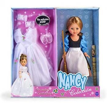 Nancy Colección - Reedición Trousseau Cenicienta, Muñeca para Niños y Coleccionistas, Multicolor