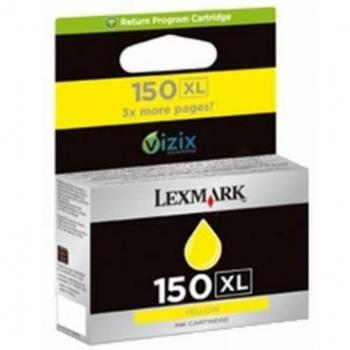 Lexmark 14N1618E - Cartucho nº 150XL, Color Amarillo