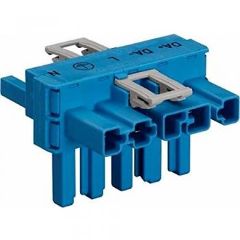 WAGO WINSTA® MIDI 5-Pin T-Distributor with 3 Locking Catches