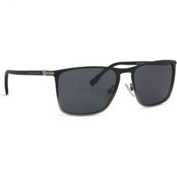 Hugo Boss 1004/S/IT O6W IR 56 Men's Sunglasses, Rectangle, Black Ruthenium/Dark Grey, Metal Frame, Size: One Size (56/17/145)