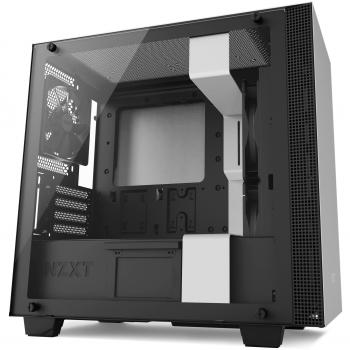 NZXT - Caja de Ordenador H400 Formato mATX con Cristal Templado
